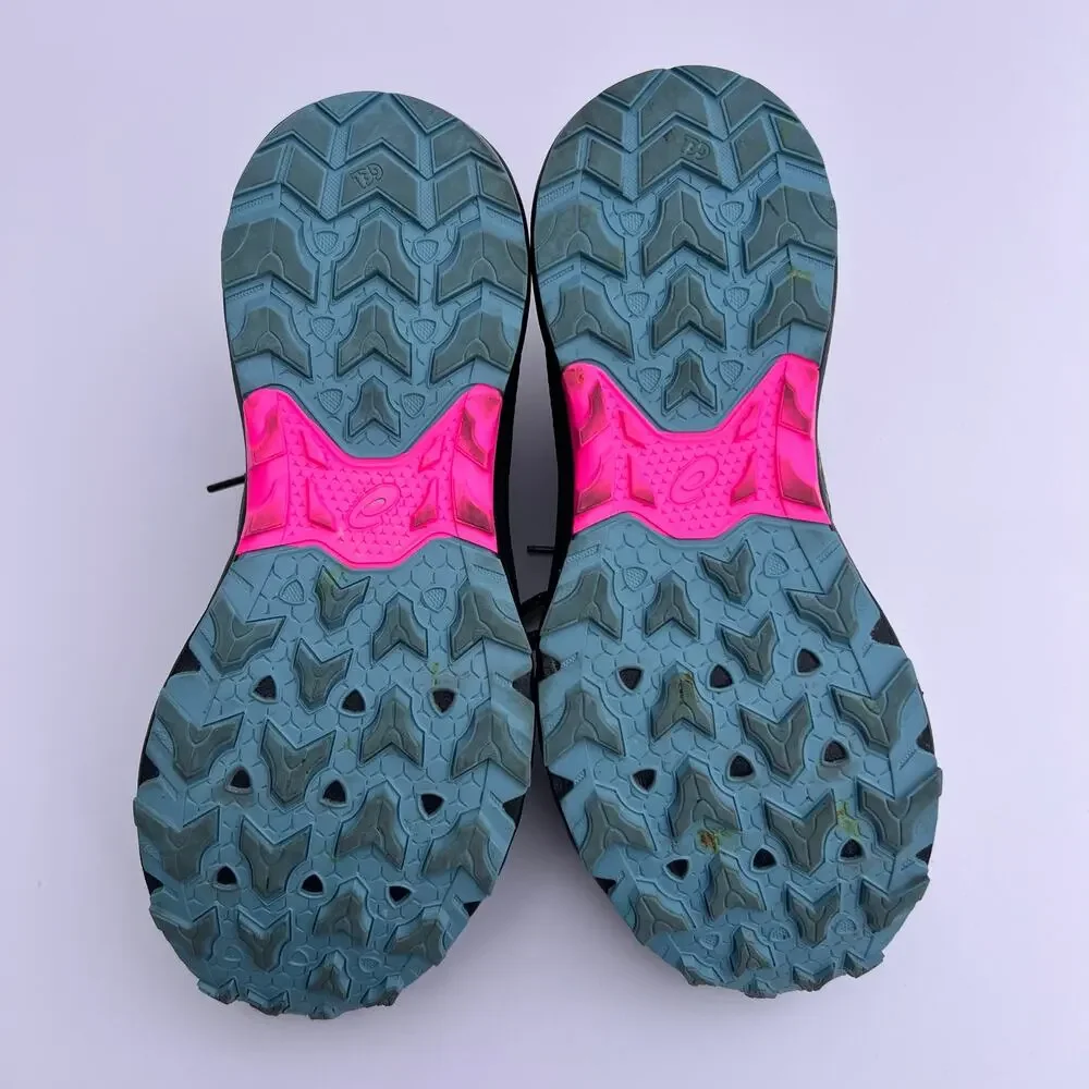 ASICS Gel Venture 9 Trail Running Shoes Womens 8 Black Pink - Picture 4 of 6